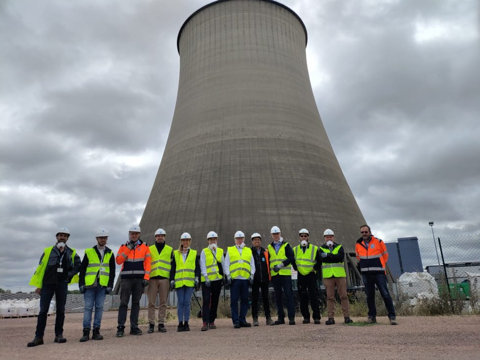 tour de refroidissement John Cockerill Hamon à la centrale nucléaire de Belleville (France)
